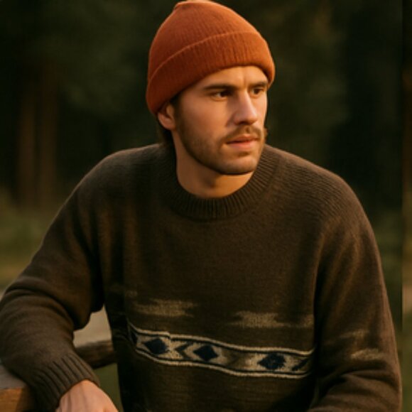 Vintage Windridge Men’s Sweater – XXLT – Made in Korea — Cozy Winter Knit - Picture 2 of 16